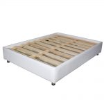 قاعدة خشبية مع صندوق تخزين